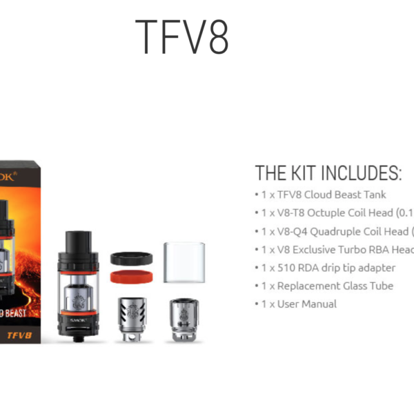 V8-Q4 SMOK TFV8 0.15 OHM BLISTER
