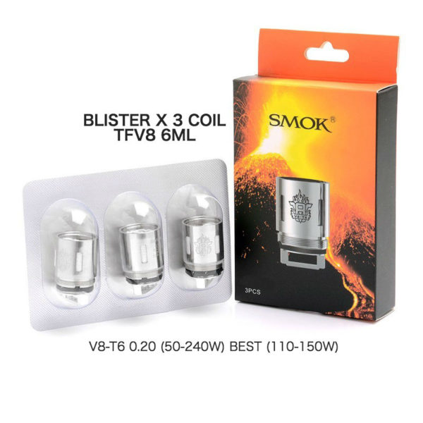 V8-T6 SMOK TFV8 0.20 OHM BLISTER